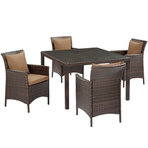 EEI-3893-BRN-MOC-SET Outdoor/Patio Furniture/Patio Conversation Sets