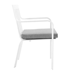 EEI-3961-WHI-GRY Outdoor/Patio Furniture/Outdoor Chairs