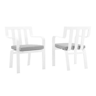 EEI-3961-WHI-GRY Outdoor/Patio Furniture/Outdoor Chairs