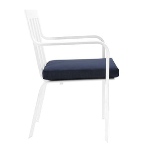 EEI-3961-WHI-NAV Outdoor/Patio Furniture/Outdoor Chairs