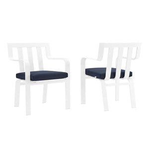 EEI-3961-WHI-NAV Outdoor/Patio Furniture/Outdoor Chairs