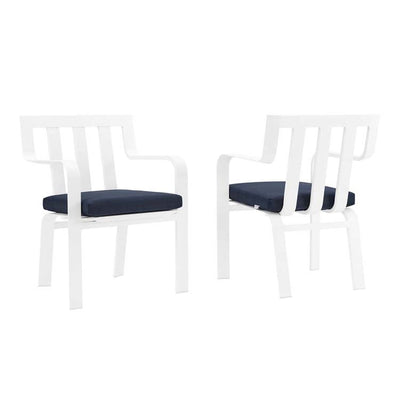 Product Image: EEI-3961-WHI-NAV Outdoor/Patio Furniture/Outdoor Chairs
