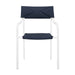 EEI-3962-WHI-NAV Outdoor/Patio Furniture/Outdoor Chairs