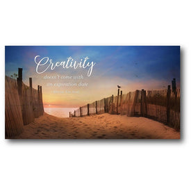 Chicken Soup For The Soul Sunshine - Creativity 12" x 24" Gallery-Wrapped Canvas Wall Art