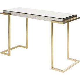 Saavedra 47" x 16" x 31" Accent Table - Gold