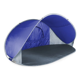 Manta Portable Sun Shelter, Blue with Gray Trim