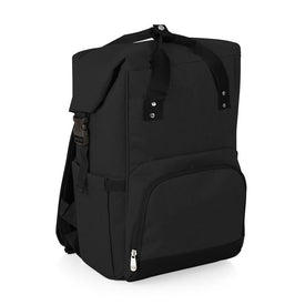 On The Go Roll-Top Cooler Backpack, Black