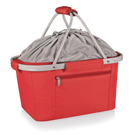 Metro Basket Collapsible Cooler Tote, Red