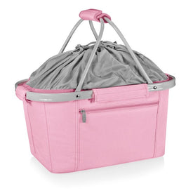 Metro Basket Collapsible Cooler Tote, Pink