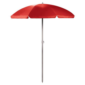 5.5 ft. Portable Beach Umbrella, Red