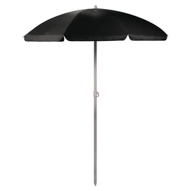 5.5 ft. Portable Beach Umbrella, Black