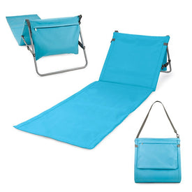 Beachcomber Portable Beach Chair and Tote, Cornflower Blue