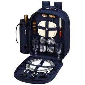 Deluxe Equipped Two-Person Picnic Backpack