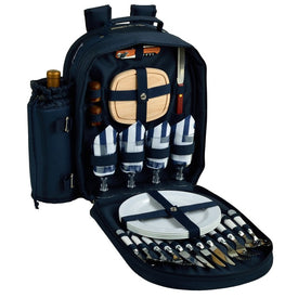 Deluxe Equipped Four-Person Picnic Backpack