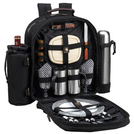 Deluxe Equipped Two-Person Picnic & Coffee Backpack