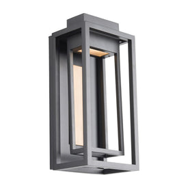 Dorne Single-Light 14" LED Outdoor Wall-Mount Lighting Fixture 3000K