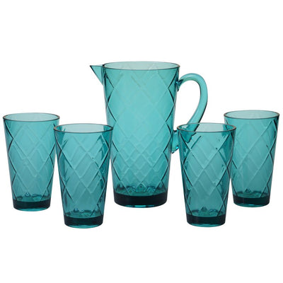Product Image: TEAL5PC Outdoor/Outdoor Dining/Outdoor Drinkware