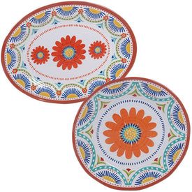 Veracruz Two-Piece Melamine Platter Set