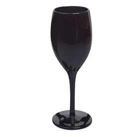 Midnight Black 9 Oz Wine Glasses Set of 4