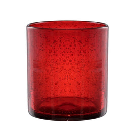Iris 14 Oz Double Old Fashioned Glasses Set of 4 - Ruby