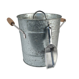 Masonware 3.5-Quart Galvanized Ice Bucket with Scoop