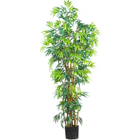 6' Faux Fancy Style Bamboo Tree with 17,00 Leaves
