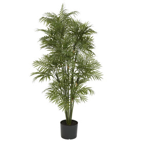 4' Faux Plastic Parlour Palm Tree with 142 Leaves