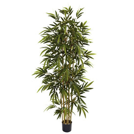 6' Faux Bamboo Tree x 7 with 1024 Leaves