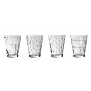 Eternal Night 6 - Piece 11.2oz. Glass Drinking Glass Glassware Set