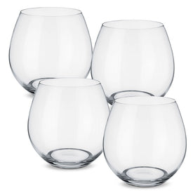 Entree Stemless Juice/Red Wine Glasses Set of 4