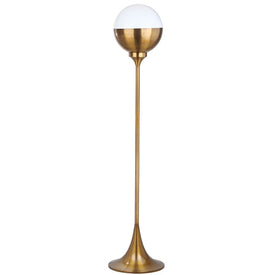 Renato Single-Light Floor Lamp - Brass Gold