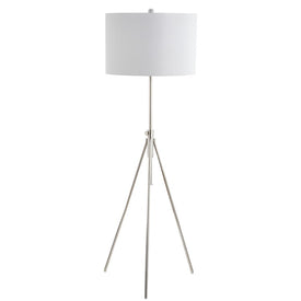 Cipriana Single-Light Floor Lamp - Nickel