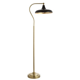 Stefan Single-Light Floor Lamp - Brass/Gold