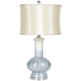 Leona Single-Light Ceramic Table Lamp - Cream/Blue