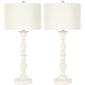 Mamie Two-Light Candlestick Table Lamps Set of 2 - Cream