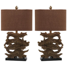Forester Two-Light Table Lamps Set of 2 - Brown