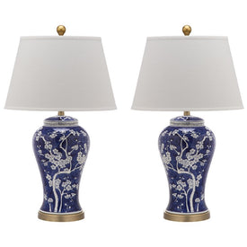 Spring Blossom Two-Light Table Lamps Set of 2 - Multi