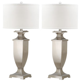 Ambler Two-Light Table Lamps Set of 2 - Nickel