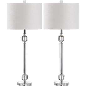 Cosna Two-Light Table Lamps Set of 2 - Clear