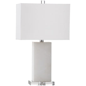 Martin Single-Light Table Lamp - White Marble