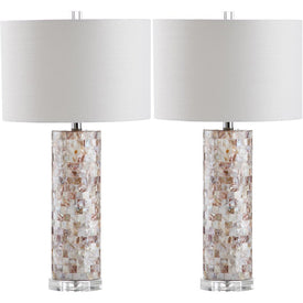 Boise Two-Light Table Lamps Set of 2 - Cream