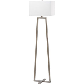 Lyell Single-Light Floor Lamp - Nickel