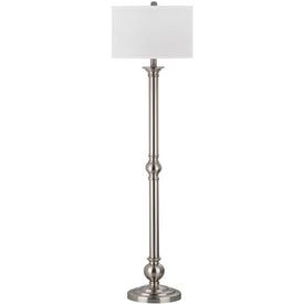 Theo Single-Light Floor Lamp - Nickel