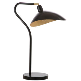 Giselle Single-Light Table Lamp - Black/Gold