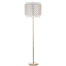 Priscilla Three-Light Floor Lamp - Gold