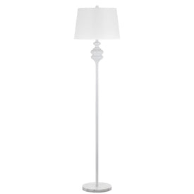 Torc Single-Light Floor Lamp - White