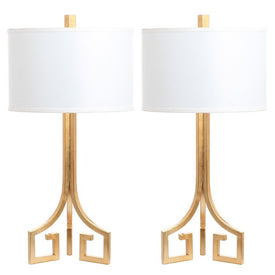 Arabelle Two-Light Hardback Table Lamps Set of 2 - Gold
