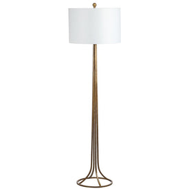 Draven Single-Light Floor Lamp - Antique Bronze