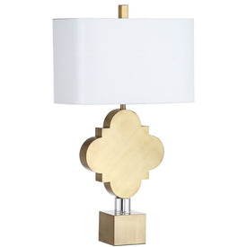 Marina Trellis Single-Light Table Lamp - Gold