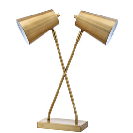 Kera Two-Light Table Lamp - Gold